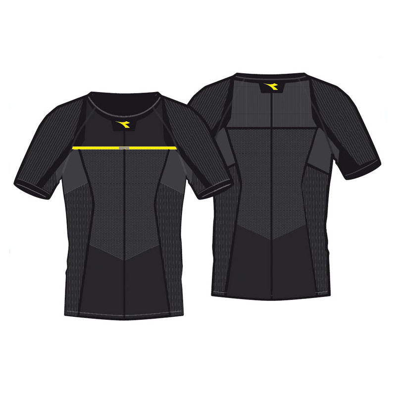 Diadora M/Corta Act- Maglia Girocollo  Nero