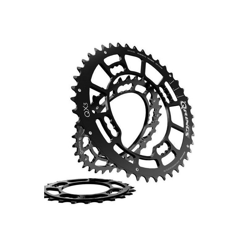 Rotor Corona NOQ-Ring RX3 BCD 104*4 42D Nero esterna