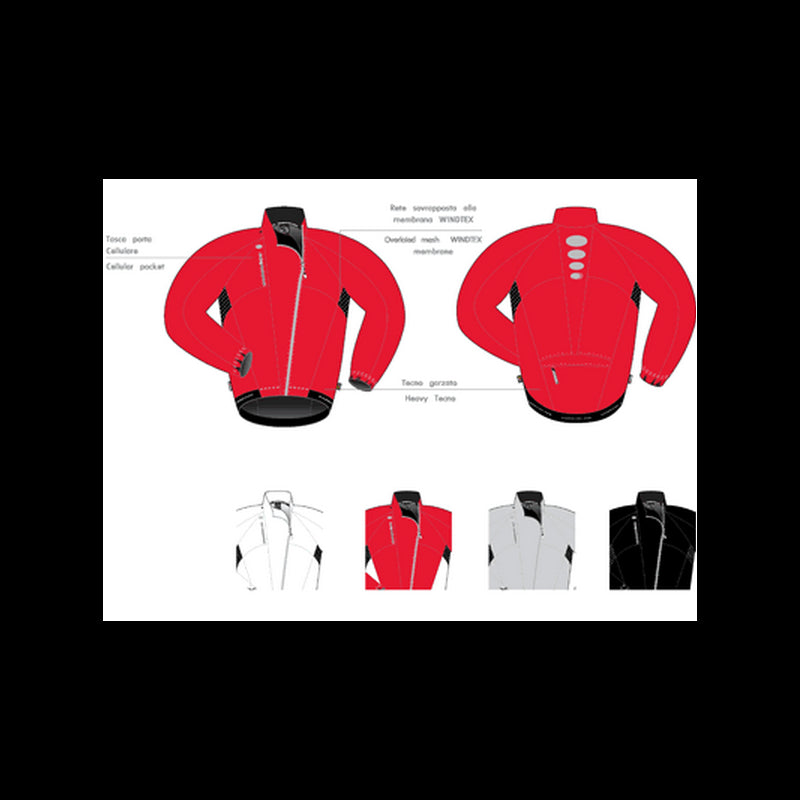 Parentini Giubbino Windtex Tecno P100 Intermedia