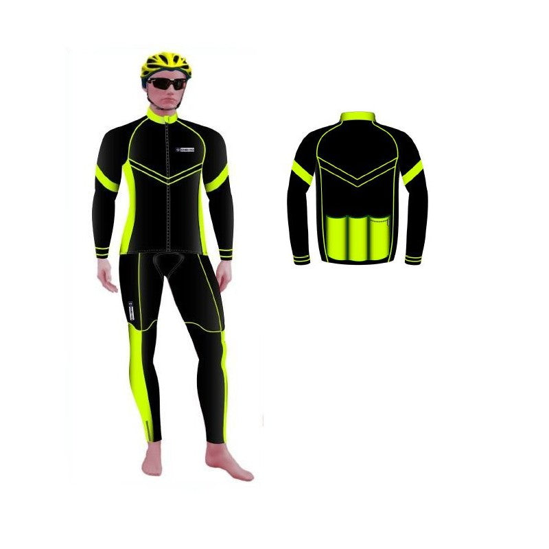 Deko Giubbino Invernale Better Black/Green Fluo