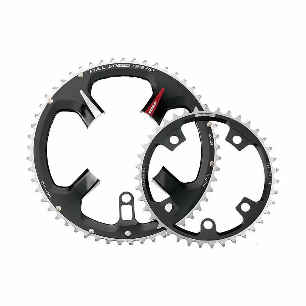 FSA Corona K-FORCE ABS 5 fori 110 x 52D Shimano/Sram 10/11 WA426 Grigio