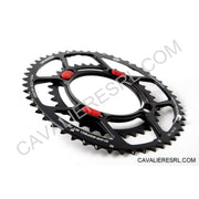 Rotor Corona Ovale BCD110*4 52d Nero Esterna Zipp