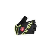 Castelli Guanto Estivo Tempo V Glove Black/Yellow Fluo