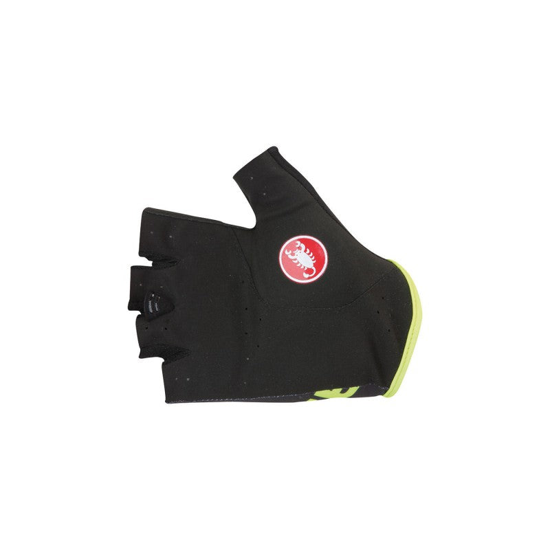 Castelli Guanto Estivo Tempo V Glove Black/Yellow Fluo