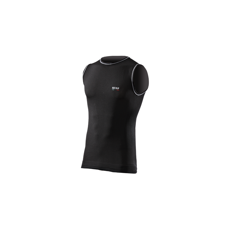 Sixs Intimo Smanicato SML Piuma Nero