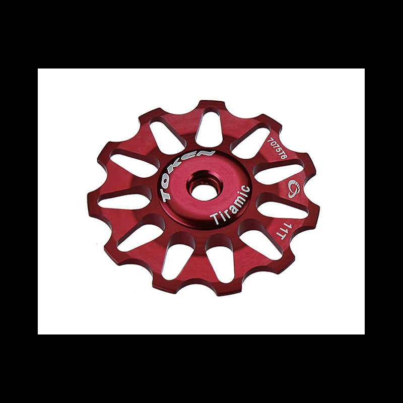 Token Puleggia Cambio Shimano Alloy Rossa 9/10/11 V