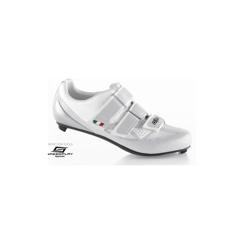 Dmt Scarpe Road Libra White/Silver Rinf./Black