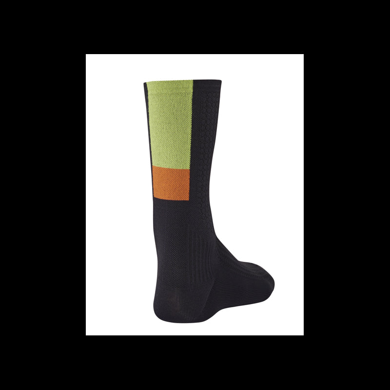 Giro Calza HRC Team Black Bright Lime