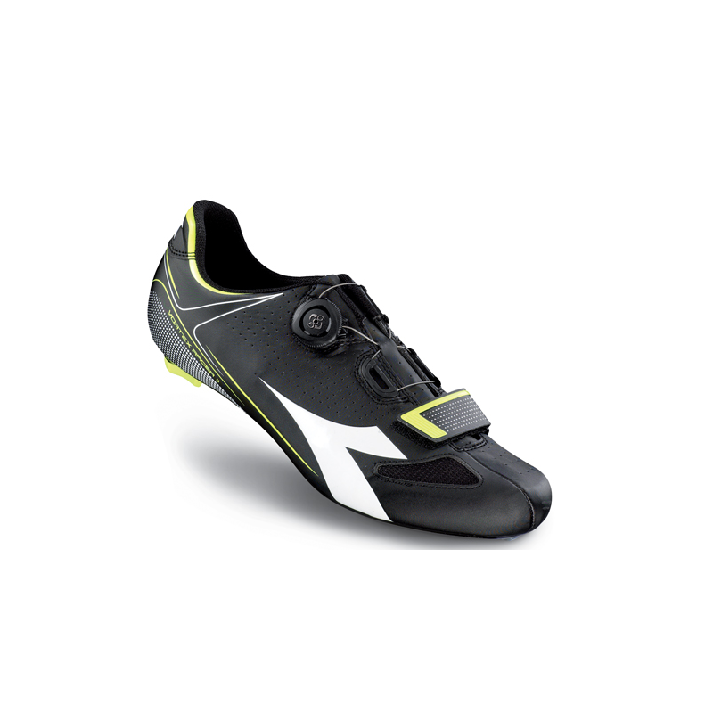 Diadora Scarpe Vortex Racer II Black/White/Yellow Fluo