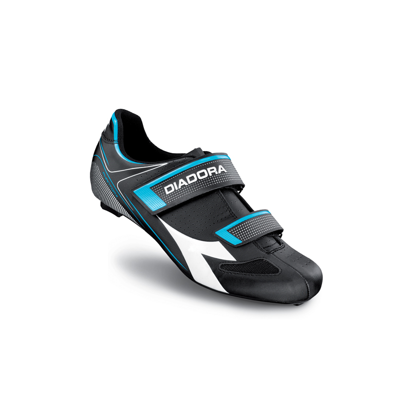 Diadora Scarpe Phantom II Black/White/Blue Fluo