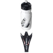 Raceone Kit Portaborraccia + Borraccia Black/White 