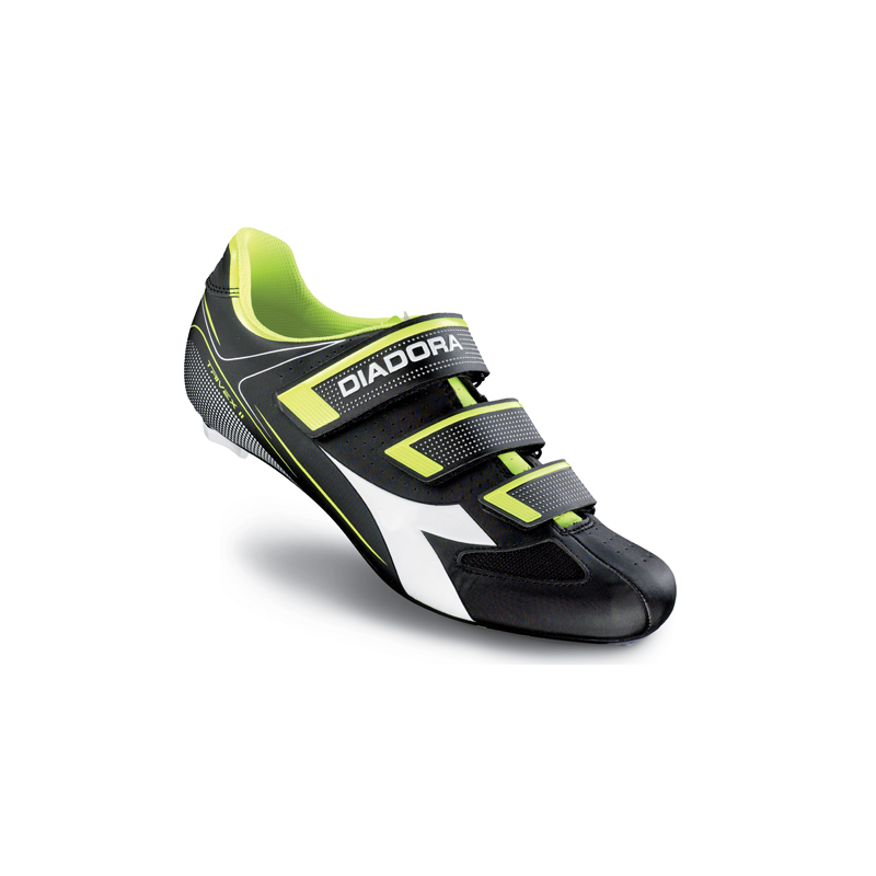 Diadora Scarpe Road Trivex II Black/White/Yellow