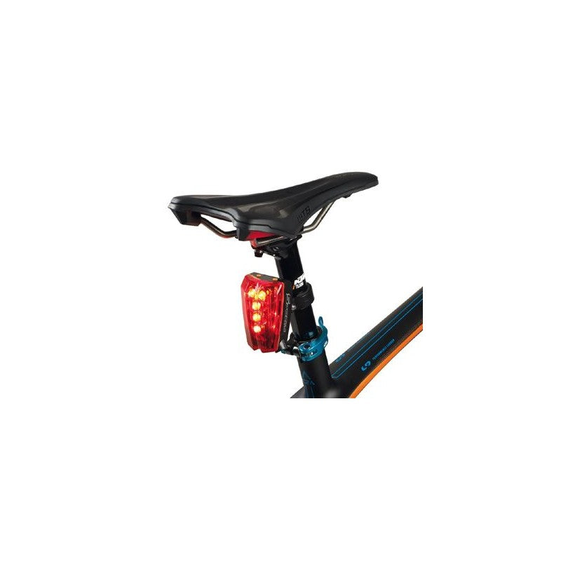 Barbieri Luce Posteriore a 2 Laser + 5 led Rossi