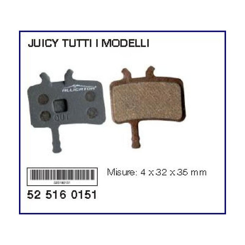 Alligator Pastiglie Freno Avid Juicy Tutti I Modelli