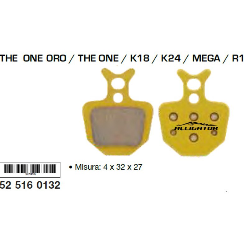 Alligator Pastiglie Freno Formula