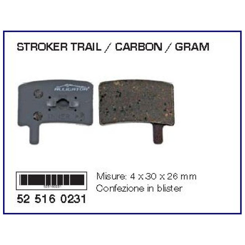 Alligator Pastiglie Freno Hayes Stroker Trail