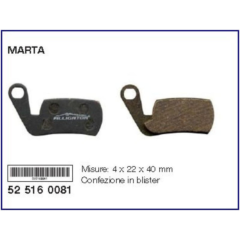 Alligator Pastiglie Freno Magura Marta