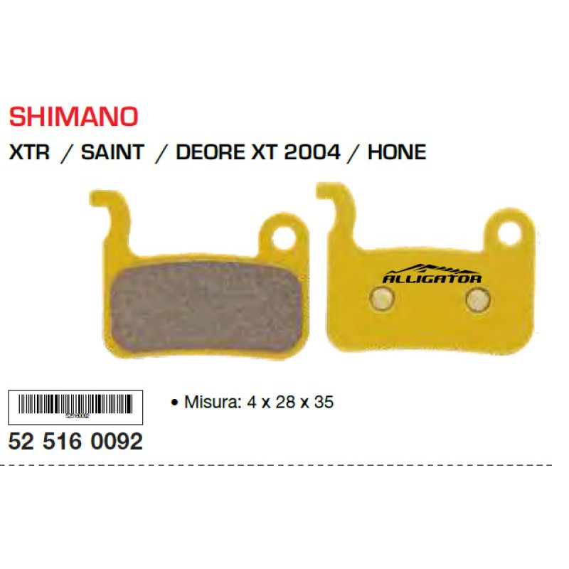 Alligator Pastiglie Freno Shimano