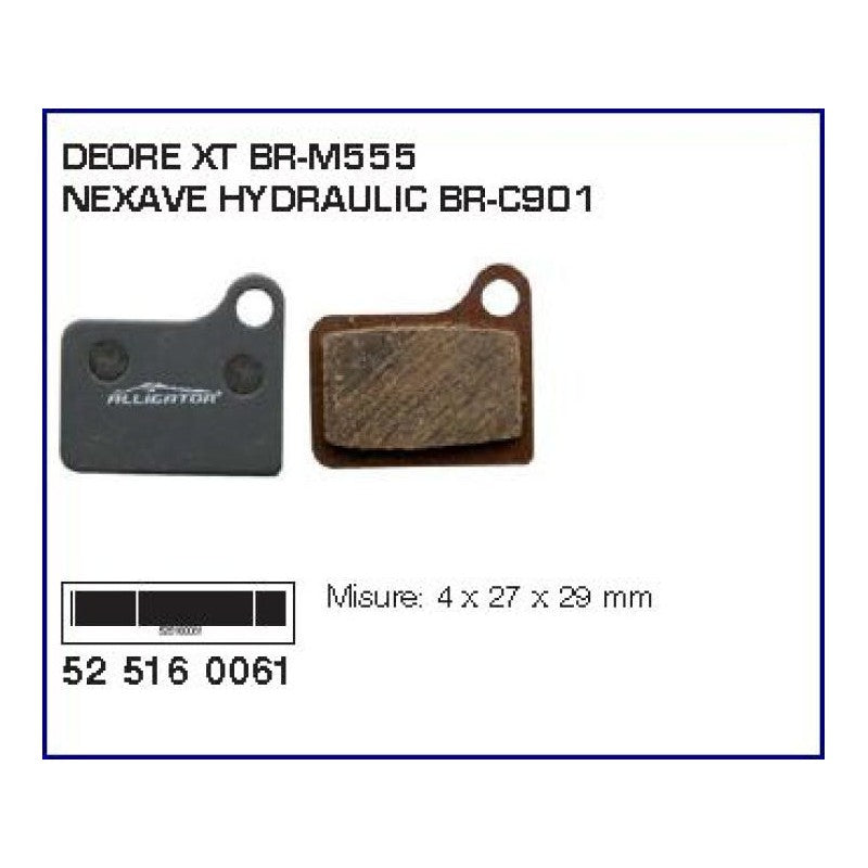 Alligator Pastiglie Freno Shimano Deore Xt Hydraulic