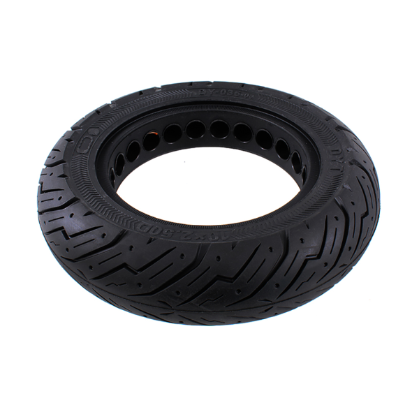 MoGo Copertone Monopattino Elettrico 10 x 2,5 - 60/70-6,5 Nero , Piena , Diametro Interno 14cm