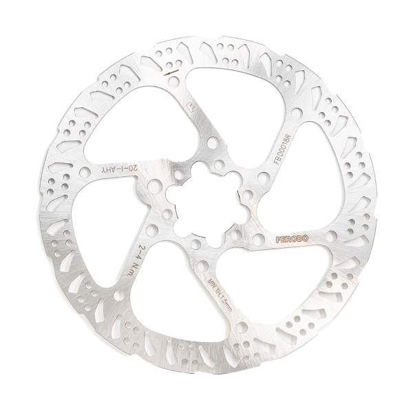 Ferodo Disco 6 Fori Off Road Spessore 2mm - 180mm Argento