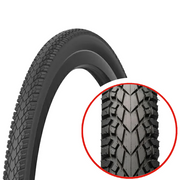 Kenda Copertone Kwick Drumlin Cargo 20x2.40 Nero Reflective KS Single Tread rigido