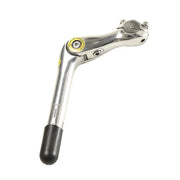 Promax Piantone Manubrio 22,2x85mm Regolabile in Allum Argento Manubrio 25,4
