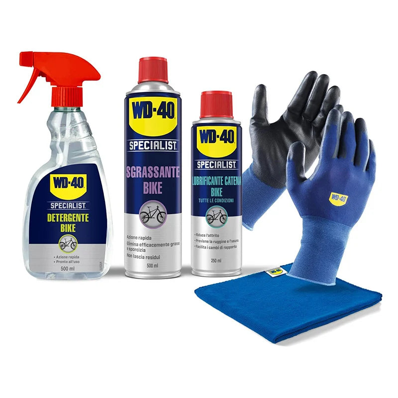 WD-40 KIT BIKE (3pz: Detergente\Sgrassante\Lubrificante + Omaggio)