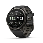 Garmin Fenix 9 Pro Amoled 43mm InReach Carbon Grigio cinturino Nero/Grigio