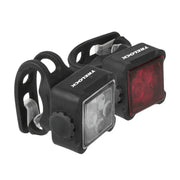 Trelock Fanale LS260 SQUARELINE Anteriore+Posteriore 38+8 Lumens con 4 Led Set