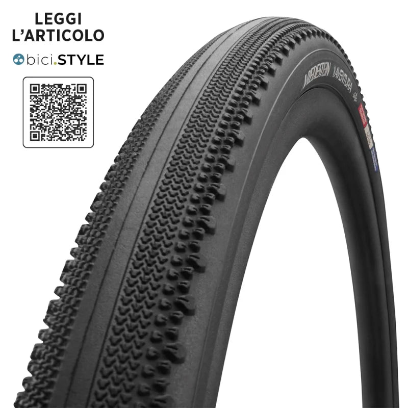 Vredestein Copertura 700x38 AVENTURA SETA Gravel Tubeless Ready Nero 120TPI