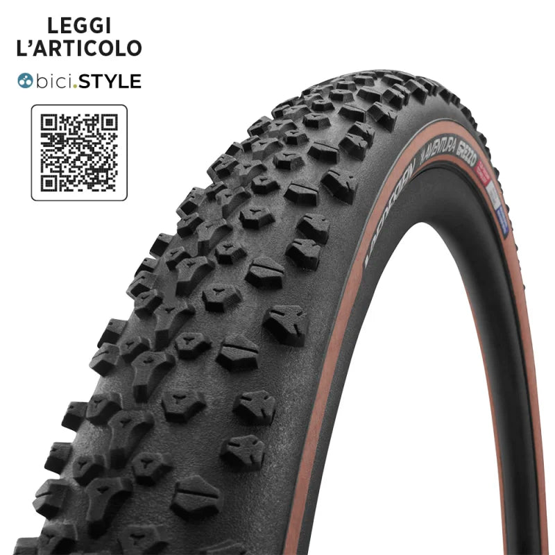 Vredestein Copertura 700x50 AVENTURA GREZZO Gravel TLR Nero/Para 120TPI