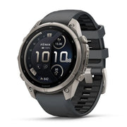 Garmin Fenix 9 Pro Amoled 47mm InReach Titanium Cinturino Grafite/Nero