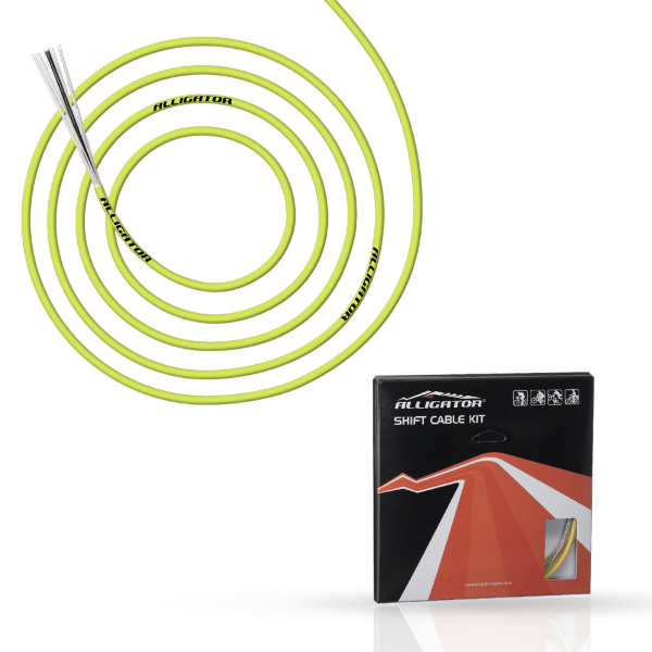 Alligator Kit Cambio Cavo + Guaina Superlight - Cambio D. 4mm