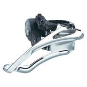 Microshift Deragliatore MTB 3x8V in Alluminio/Acciaio con Attacco a Fascetta