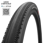 Vredestein Copertura 700x44 AVENTURA SETA Gravel Tubeless Ready Nero 120TPI