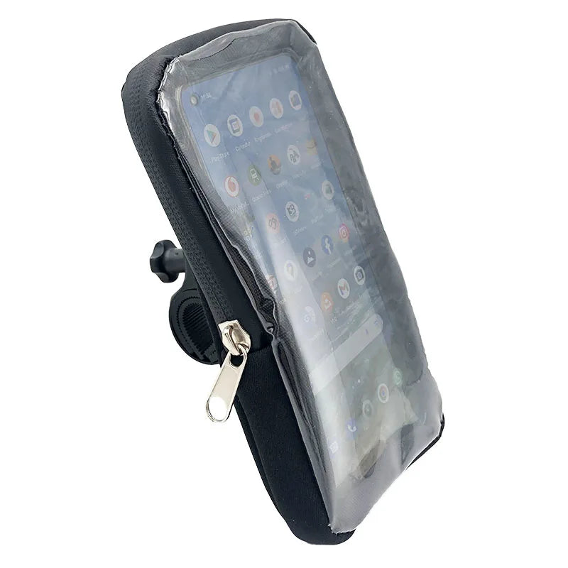 Xon Supporto Smartphone 16,5x8,5cm Schermo: oltre a 6" con Zip di Chiusura