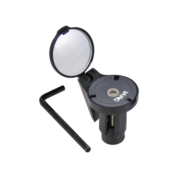 Wag Specchietto Round con Expander - Nero
