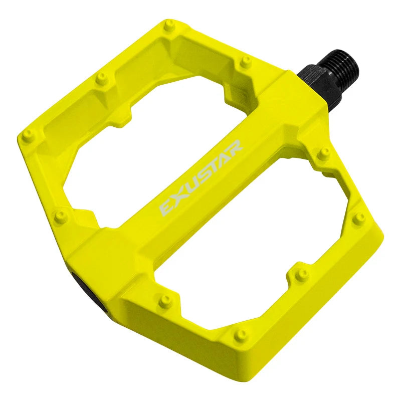 Exustar Pedali E-PB531 BMX/FREESTYLE in Alluminio Giallo - FLAT 105x108mm