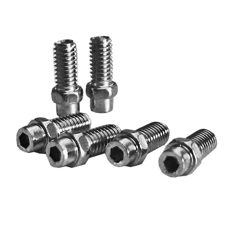 Exustar Perni Pedali (KIT) FREERIDER 4mm in Alluminio Argento - 40 Pezzi