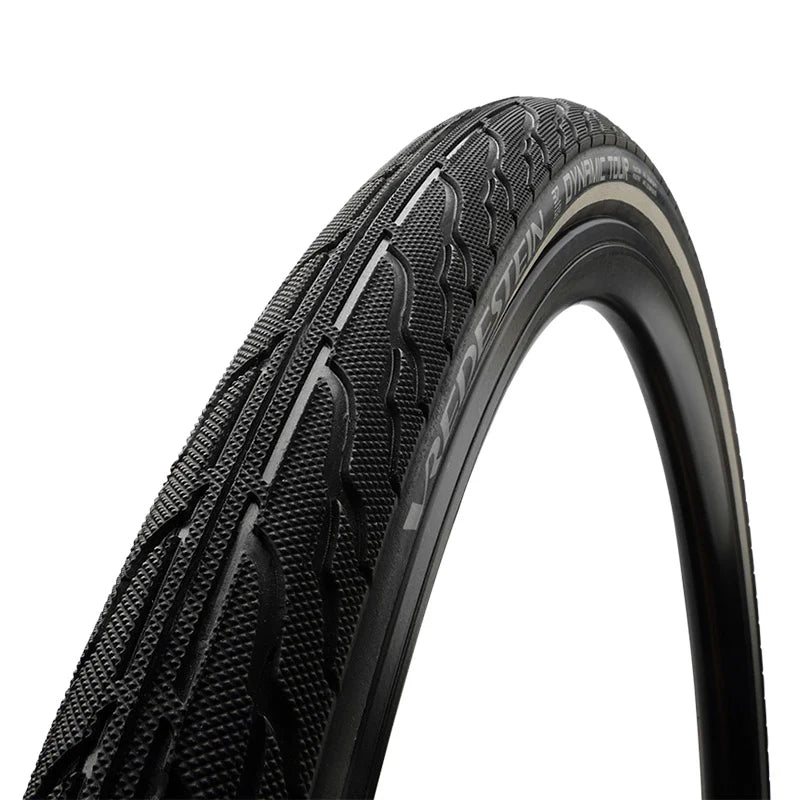 Vredestein Copertura 28x1,5/8x1,3/8 DYNAMIC TOUR 30TPI Rigido Nero/Reflex