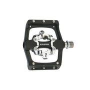 Exustar Pedali E-PM820 MTB in Alluminio Nero - Doppia Funzione 109x105mm