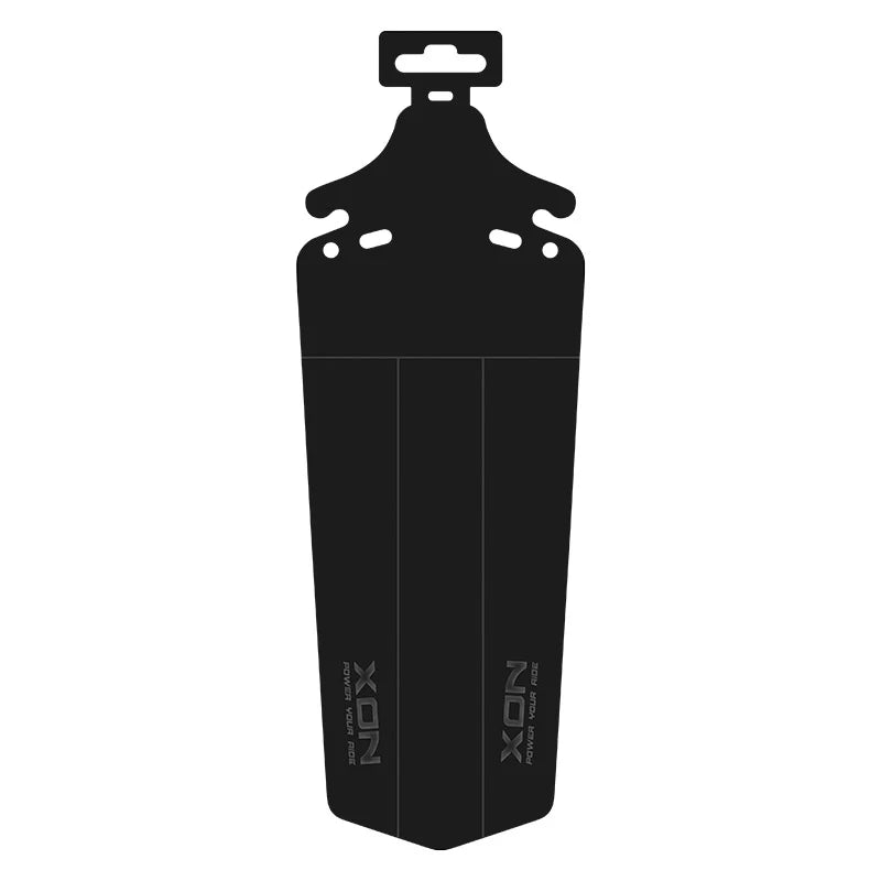 Xon Parafango Posteriore in Nylon Pieghevole Nero/Nero Lucido