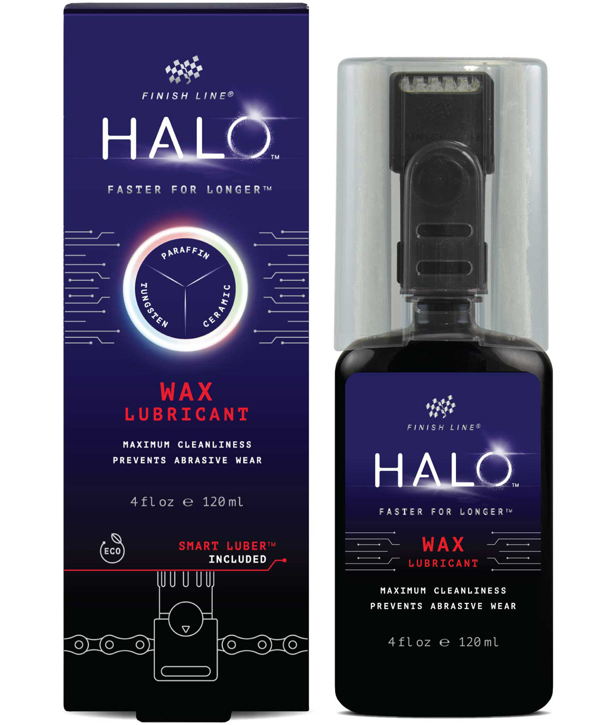 Finish Line Lubrificante ceramico Halo Wax 120ml con smart luber