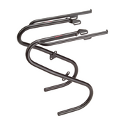 Tubus Portapacchi Anteriore Acciaio Duo Lowrider 26"-28" Nero