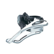 Microshift Deragliatore MTB 3x9V in Alluminio/Acciaio con Attacco a Fascetta