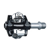 Exustar Pedali E-PM215 MTB in Alluminio Nero - Perno in CR-Mo 81x55mm