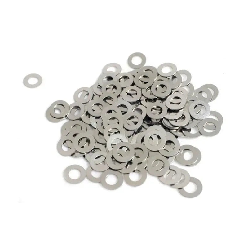 Xon Rondella per Nipple Esterno 7x4,8mm in Acciaio - Bottiglia 100 Pezzi