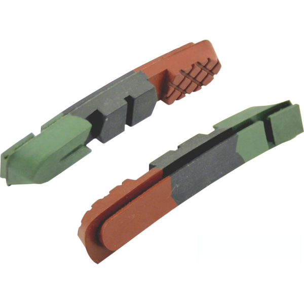 Alligator coppia Pattini ricambio tripla mescola per MTB V-Brake 72mm