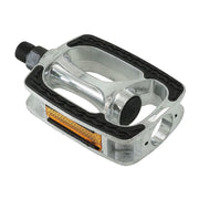 Mvtek  Pedali CITY BIKE in Alluminio Argento - CR-Mo su Sfere 109x70x24mm